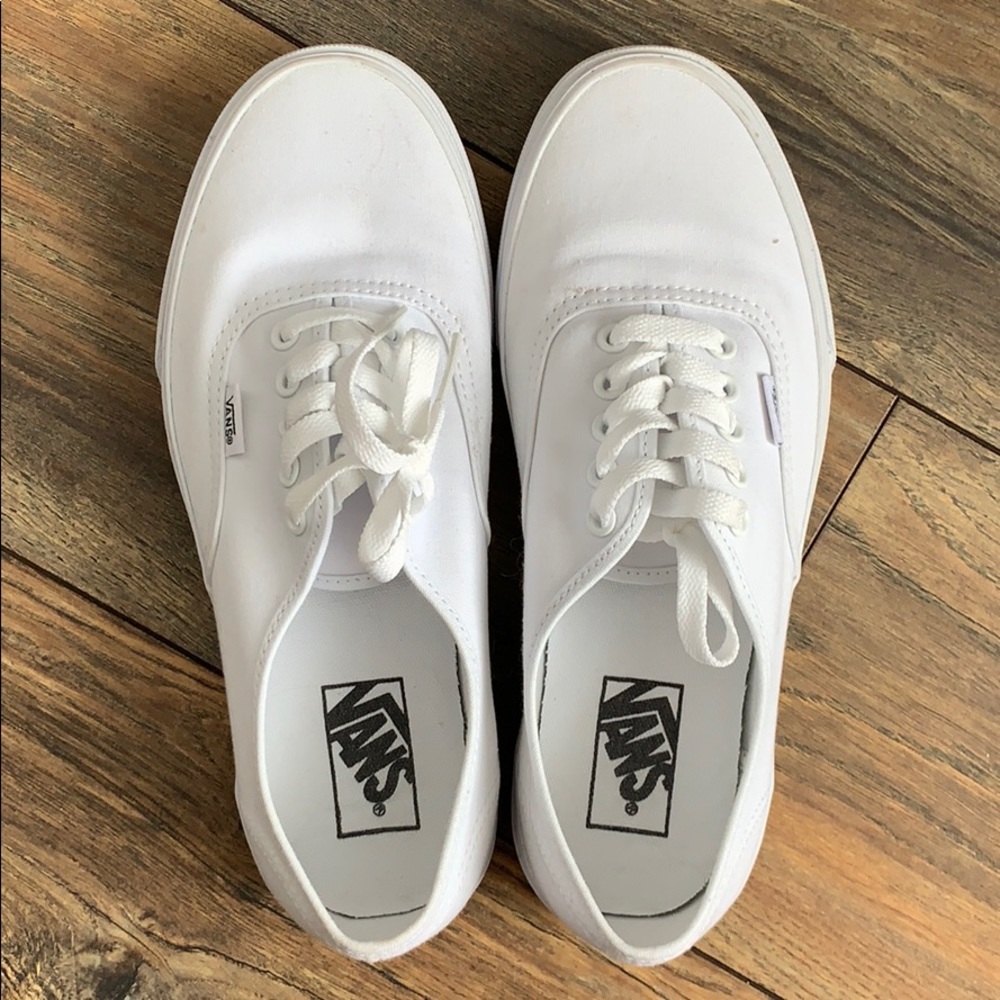WORN ONCE VANS!!